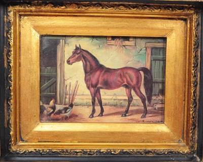 Lot 445 - WILLIAM ALBERT CLARK (1880 - 1963) - TWO LATE 19TH CENTURY HORSE PRINTS
