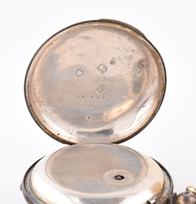Lot 217 - GOLD PLATED WALTHAM POCKET WATCH & VICTORIAN SILVER POCKET WATCH
