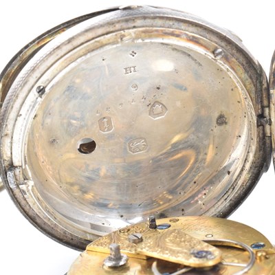 Lot 217 - GOLD PLATED WALTHAM POCKET WATCH & VICTORIAN SILVER POCKET WATCH