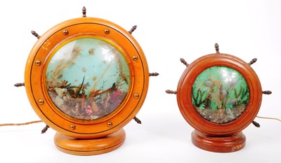 Lot 462 - TWO LATE 20TH CENTURY MARINE LIGHT SCULPTURES