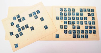 Lot 459 - COLLECTION OF VICTORIAN TWO PENNY BLUE STAMPS