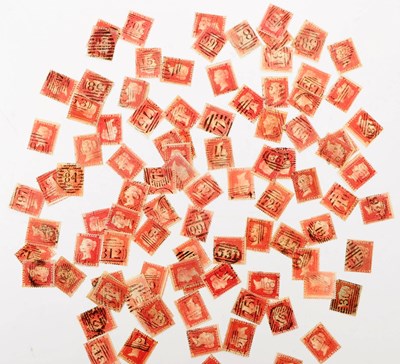 Lot 452 - COLLECTION OF 97 PENNY RED KILOWARE STAMPS