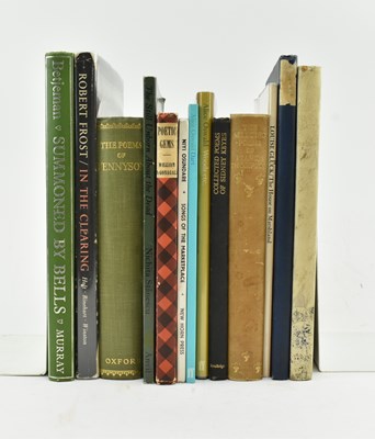 Lot 205 - POETRY. COLLECTION OF 20TH CENTURY POETRY COLLECTIONS, 1ST & EARLY EDS