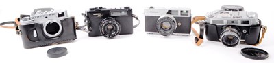 Lot 455 - COLLECTION OF 20TH CENTURY RANGEFINDER CAMERAS