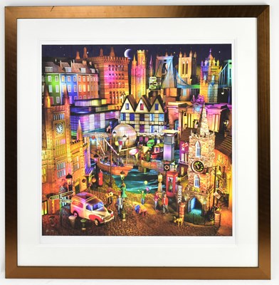 Lot 26 - KEITH DRURY (B. 1964) - BRISTOL MOONLIGHT FROM ' WHEN I DREAM ' SERIES