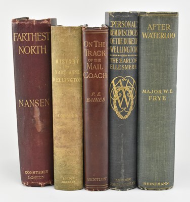 Lot 191 - BIOGRAPHIES. COLLECTION OF FIVE MAJ. 19TH CENTURY WORKS, MANY ON WELLINGTON