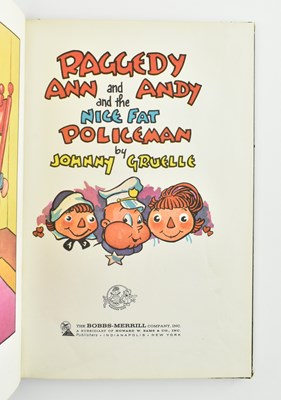 Lot 172 - CHILDREN'S LITERATURE. FOUR VINTAGE RAGGEDY ANN & RAGGEDY ANDY BOOKS