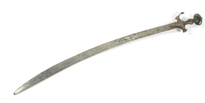 Lot 286 - 19TH CENTURY INDIAN TULWAR SWORD RELIC