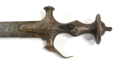 Lot 286 - 19TH CENTURY INDIAN TULWAR SWORD RELIC