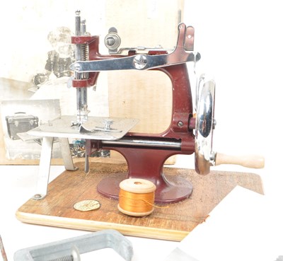 Lot 203 - TWO VINTAGE MID CENTURY CHILD'S SEWING MACHINES