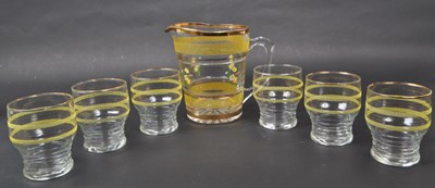 Lot 5 - COLLECTION OF VINTAGE LATE 20TH CENTURY LEMONADE GLASSWARE