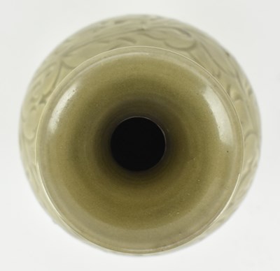 Lot 36 - SONG YAOZHOU KILN YUHUCHUAN VASE 耀州窑玉壶春瓶