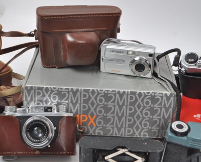 Lot 205 - LARGE COLLECTION OF VINTAGE CAMERAS, INCLUDING BINOCULARS