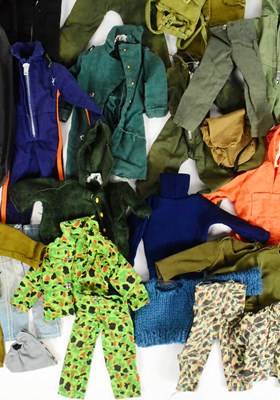 Lot 580 - ACTION MAN - COLLECTION OF VINTAGE ACTION MAN UNIFORM ACCESSORIES