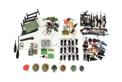 Lot 580 - ACTION MAN - COLLECTION OF VINTAGE ACTION MAN UNIFORM ACCESSORIES
