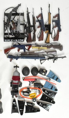 Lot 580 - ACTION MAN - COLLECTION OF VINTAGE ACTION MAN UNIFORM ACCESSORIES