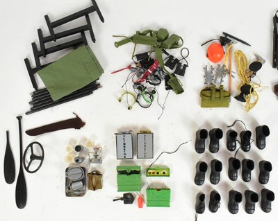 Lot 580 - ACTION MAN - COLLECTION OF VINTAGE ACTION MAN UNIFORM ACCESSORIES