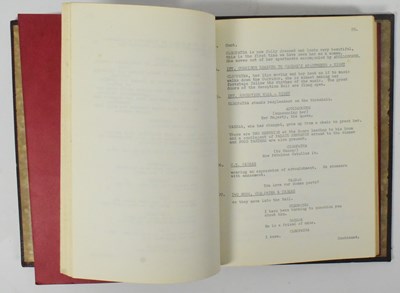 Lot 70 - CLEOPATRA (1963) - ORIGINAL PRODUCTION SCRIPT