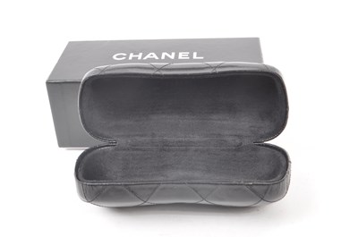 Lot 208 - CHANEL - GLASSES CASE AND BOX