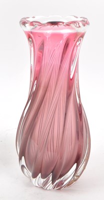 Lot 12 - TWO MID CENTURY GLASS VASES