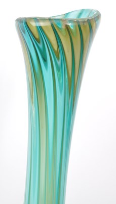 Lot 12 - TWO MID CENTURY GLASS VASES