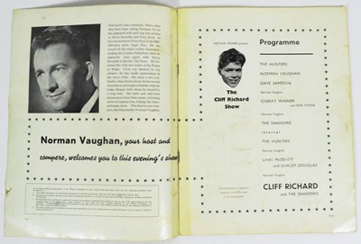 Lot 94 - MUSIC - 1960S CLIFF RICHARD & THE SHADOWS SIGNED PROGRAMME