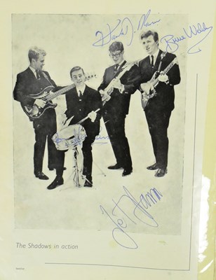 Lot 94 - MUSIC - 1960S CLIFF RICHARD & THE SHADOWS SIGNED PROGRAMME