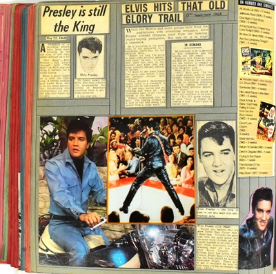Lot 83 - ELVIS PRESLEY - TWO VINTAGE 1950S SCRAP ALBUMS