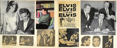 Lot 83 - ELVIS PRESLEY - TWO VINTAGE 1950S SCRAP ALBUMS