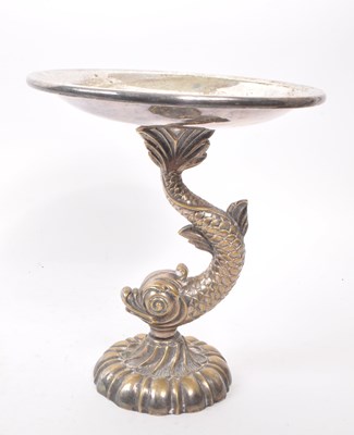 Lot 213 - LATE 19TH CENTURY SILVER PLATE CUTAJAR WORKS TAZZA STAND