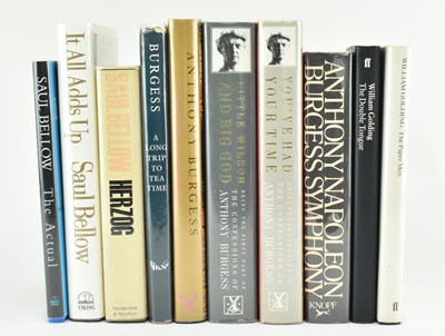 Lot 199 - MODERN FIRST EDITIONS. WORKS BY ANTHONY BURGESS, WILLIAM GOLDING & SAUL BELLOW