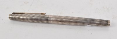 Lot 215 - PARKER - VINTAGE 1960S STERLING SILVER FOUNTAIN PEN