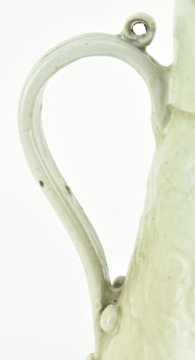 Lot 125 - YUAN QINGBAI "FLORAL" EWER 元 青白凤嘴壶
