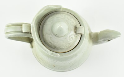 Lot 125 - YUAN QINGBAI "FLORAL" EWER 元 青白凤嘴壶
