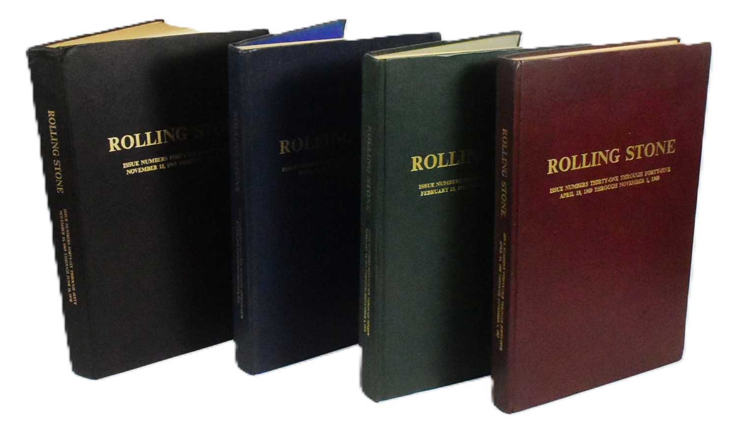 Lot 8 - ROLLING STONE MAGAZINE - LARGE BOUND VOLUMES OF EARLY ISSUES