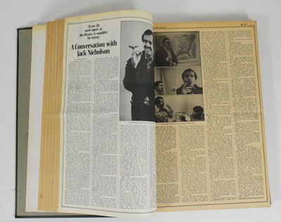 Lot 8 - ROLLING STONE MAGAZINE - LARGE BOUND VOLUMES OF EARLY ISSUES