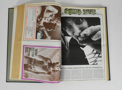 Lot 8 - ROLLING STONE MAGAZINE - LARGE BOUND VOLUMES OF EARLY ISSUES