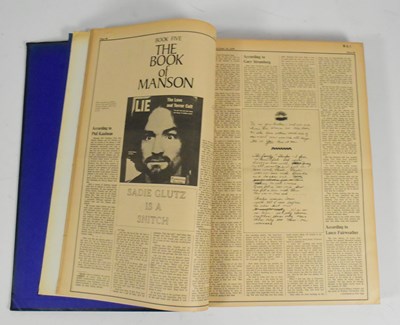 Lot 8 - ROLLING STONE MAGAZINE - LARGE BOUND VOLUMES OF EARLY ISSUES