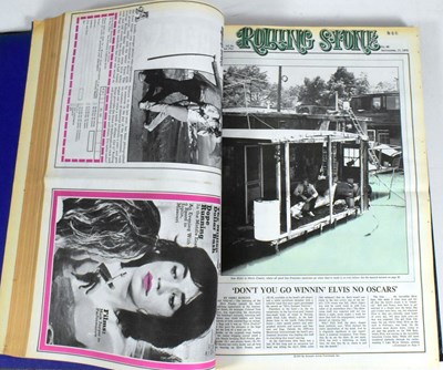 Lot 8 - ROLLING STONE MAGAZINE - LARGE BOUND VOLUMES OF EARLY ISSUES