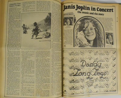 Lot 12 - ROLLING STONE MAGAZINE - BOUND VOLUMES OF ISSUES 1971-1972