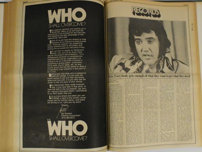 Lot 12 - ROLLING STONE MAGAZINE - BOUND VOLUMES OF ISSUES 1971-1972