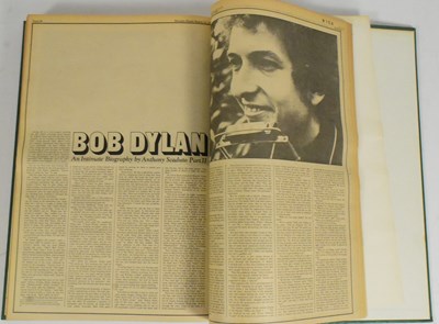 Lot 12 - ROLLING STONE MAGAZINE - BOUND VOLUMES OF ISSUES 1971-1972