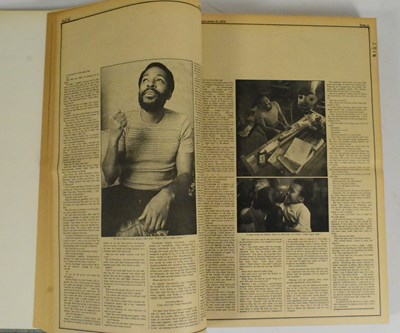 Lot 12 - ROLLING STONE MAGAZINE - BOUND VOLUMES OF ISSUES 1971-1972