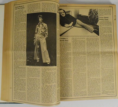 Lot 12 - ROLLING STONE MAGAZINE - BOUND VOLUMES OF ISSUES 1971-1972