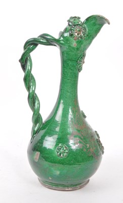 Lot 20 - 19TH CENTURY TURKISH CANAKKALE POTTERY EWER
