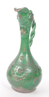 Lot 20 - 19TH CENTURY TURKISH CANAKKALE POTTERY EWER