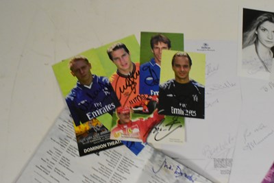 Lot 79 - AUTOGRAPHS - COLLECTION OF ASSORTED AUTOGRAPHS