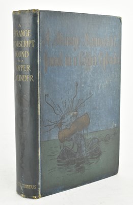 Lot 180 - DE MILLE, JAMES. 1888 A STRANGE MANUSCRIPT FOUND IN A COPPER CYLINDER FIRST UK ED