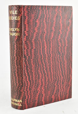 Lot 130 - WAUGH, EVELYN. VILE BODIES SIXTH IMPRESSION IN ORIG. MARBLED CLOTH