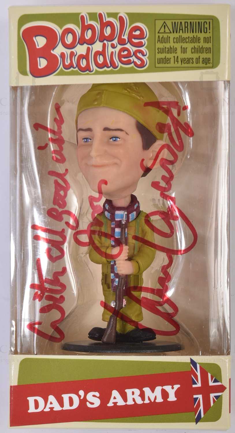 Lot 172 - DAD'S ARMY - BOBBLE BUDDIES - IAN LAVENDER SIGNED FIGURE